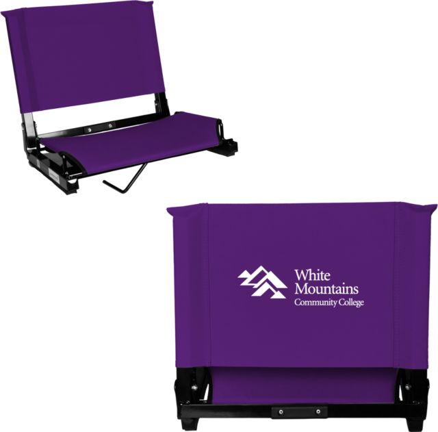 White Mountains Stadium Chair Mountains Community College Logo - ONLINE ONLY