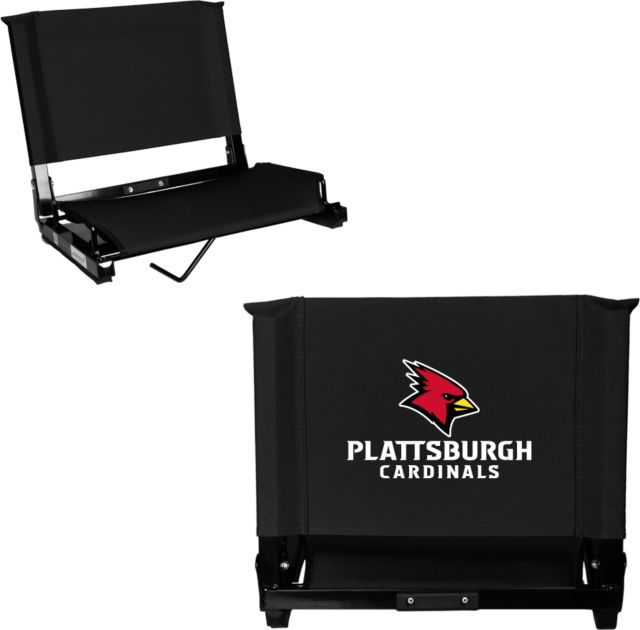 SUNY Plattsburgh Stadium Chair Stacked Mark - ONLINE ONLY