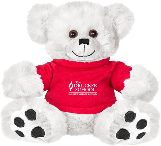 Claremont Graduate University Drucker School 8.5" Plush Big Paw Bear with Shirt - ONLINE ONLY