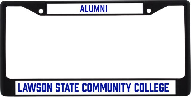 Lawson State Alumni Metal License Plate Frame in Lawson State Community College Flat - ONLINE ONLY