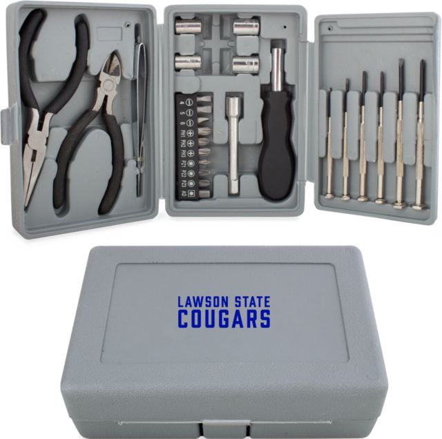 Lawson State Compact 26 Piece Deluxe Tool Kit Lawson State Cougars Stacked - ONLINE ONLY