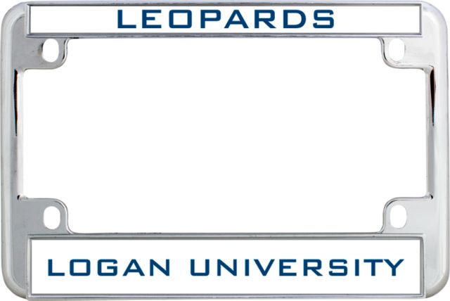 Logan Metal Motorcycle License Plate Frame in Leopards - ONLINE ONLY