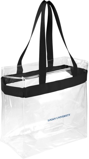Logan Game Day Clear Stadium Tote Primary Logo - ONLINE ONLY
