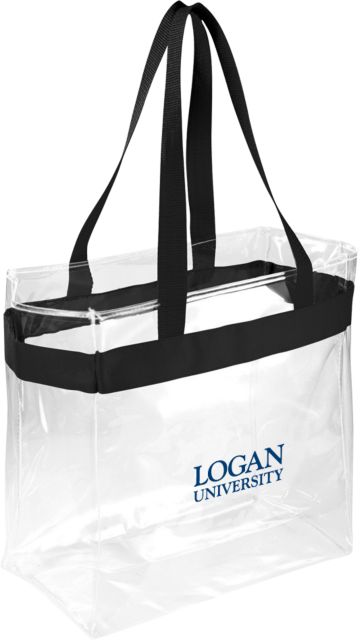 Logan Game Day Clear Stadium Tote Primary Stacked - ONLINE ONLY