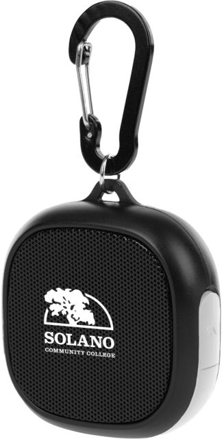 Solano Waterproof Speaker w/ Carabiner Solano Community College Institutional Mark - ONLINE ONLY