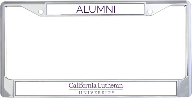 Cal Lutheran Alumni Metal License Plate Frame in Cal Lutheran Institutional - ONLINE ONLY
