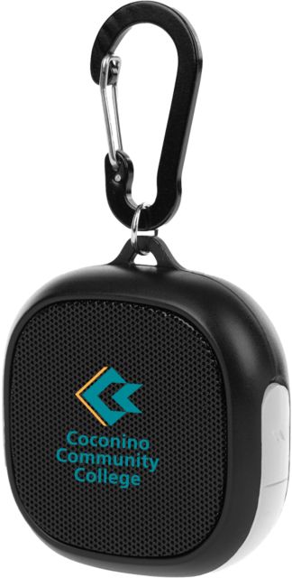 Conconino Waterproof Speaker w/ Carabiner Coconino Community College - Primary Mark - ONLINE ONLY