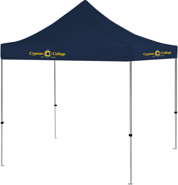 Cypress College 9 ft x 9 ft Tent Cypress College Logo Horizontal - ONLINE ONLY