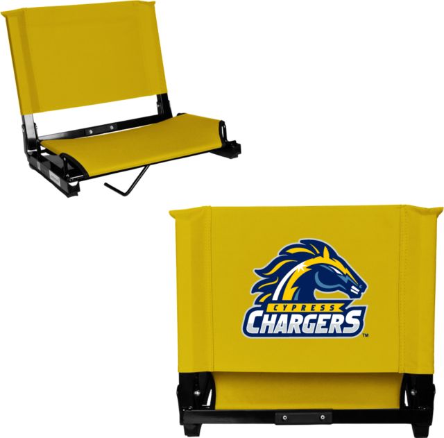 Cypress College Stadium Chair Cypress Chargers Logo - ONLINE ONLY