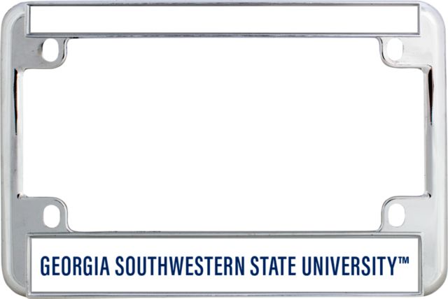 GSW State Metal Motorcycle License Plate Frame in Georgia Southwestern State University - ONLINE ONLY