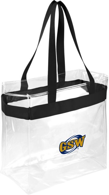GSW State Game Day Clear Stadium Tote GSW Athletics Mark - ONLINE ONLY