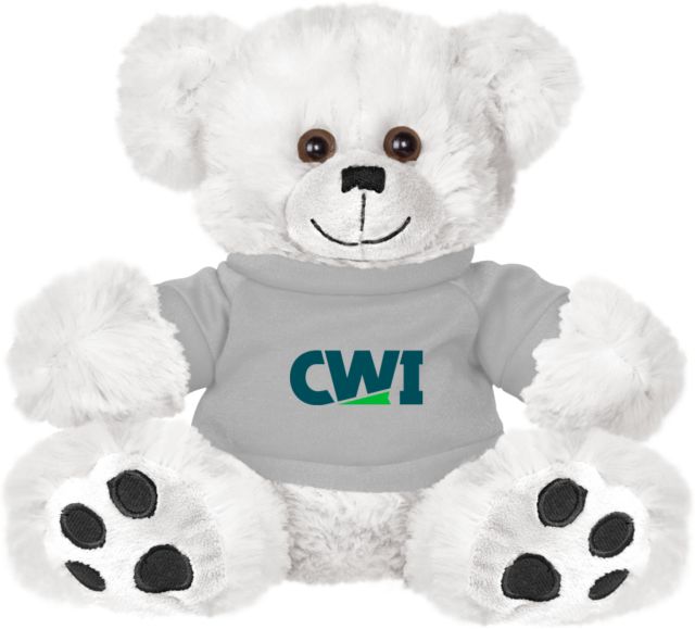 Western Idaho Plush Big Paw 8 1/2 inch Bear w/Grey Shirt CWI - ONLINE ONLY