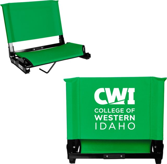 Western Idaho Stadium Chair CWI College of Western Idaho Primary Mark - ONLINE ONLY