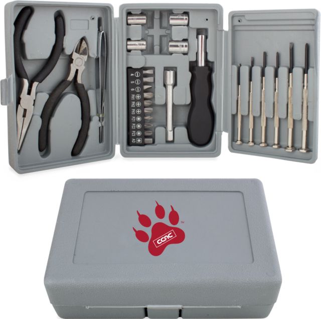 CCAC Compact 26 Piece Deluxe Tool Kit Paw Print - ONLINE ONLY