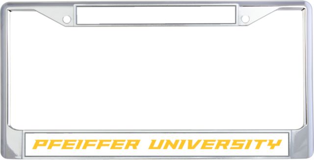 Pfeiffer Metal License Plate Frame in Pfeiffer University - ONLINE ONLY