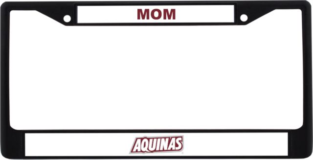 Aquinas College Mom Metal License Plate Frame in Wordmark - ONLINE ONLY