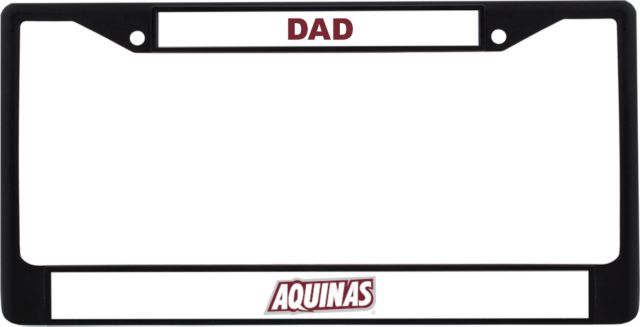 Aquinas College Dad Metal License Plate Frame in Wordmark - ONLINE ONLY
