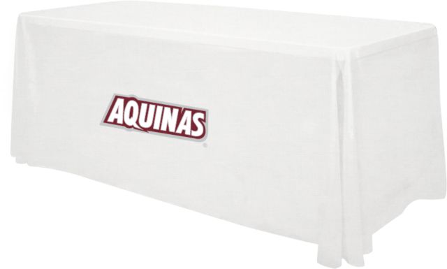 Aquinas College 6 foot Table Throw Wordmark - ONLINE ONLY