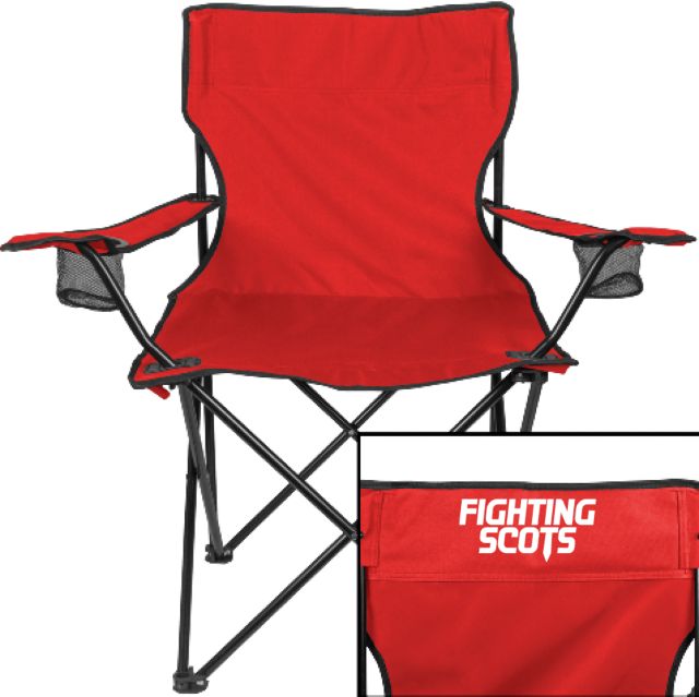 PennWest Edinboro Deluxe Captains Chair Edinboro Fighting Scots Stacked Wordmark - ONLINE ONLY