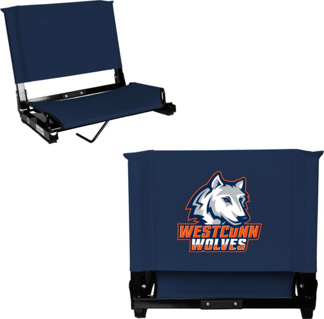 Western Connecticut Stadium Chair Westconn Wolves Athletic Mark - ONLINE ONLY