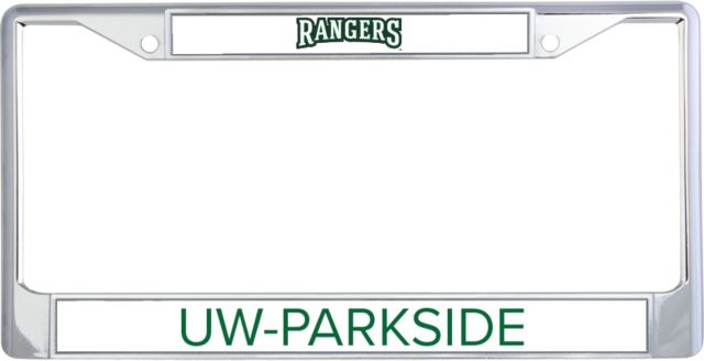 Wisconsin Parkside Metal License Plate Frame in Rangers Wordmark - ONLINE ONLY