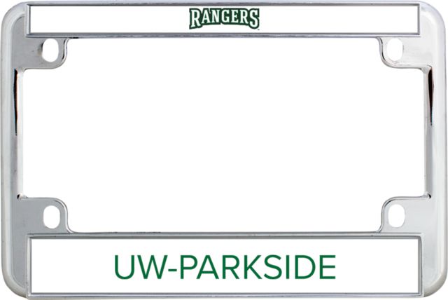 Wisconsin Parkside Metal Motorcycle License Plate Frame in Rangers Wordmark - ONLINE ONLY