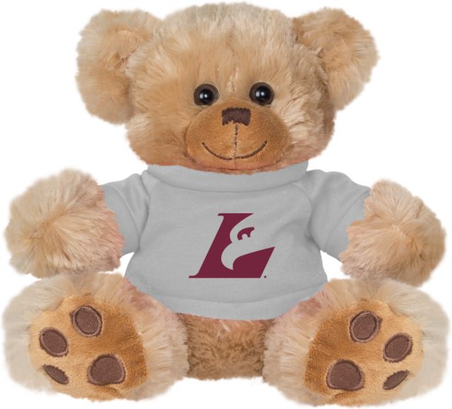 Wisconsin La Crosse Plush Big Paw 8 1/2 inch Bear w/Grey Shirt Eagle L - ONLINE ONLY