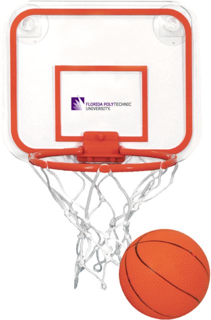 Florida Poly Univ Mini Basketball and Hoop Set Primary Mark - ONLINE ONLY