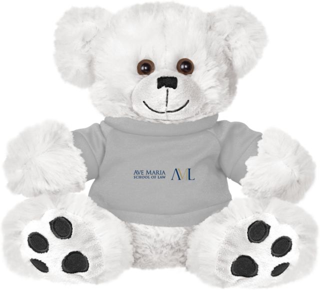 Ave Maria Law Plush Big Paw 8 1/2 inch Bear w/Grey Shirt AML - ONLINE ONLY