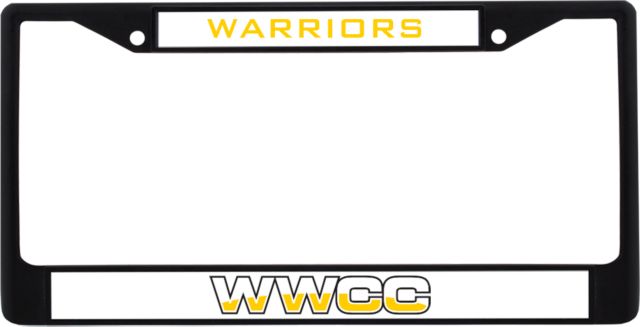 Walla Walla Metal License Plate Frame in WWCC Logo - ONLINE ONLY