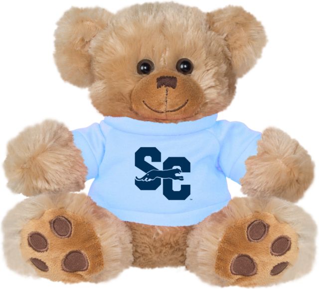 Spelman College Plush Big Paw 8 1/2 inch Bear w/ Shirt Spelman Jaguar SC - ONLINE ONLY