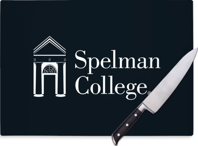 Spelman College Cutting Board Spelman College Institutional Mark Horizontal - ONLINE ONLY