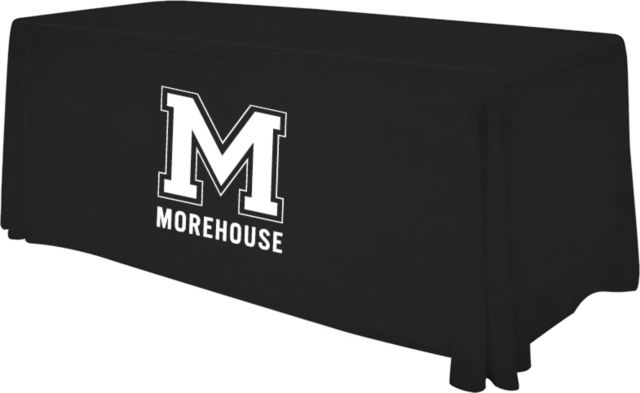 Morehouse College 6 foot Table Throw Letter Mark Morehouse Table Throw - ONLINE ONLY