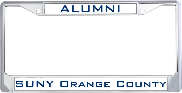 SUNY County CC Alumni Metal License Plate Frame in Alumni - ONLINE ONLY