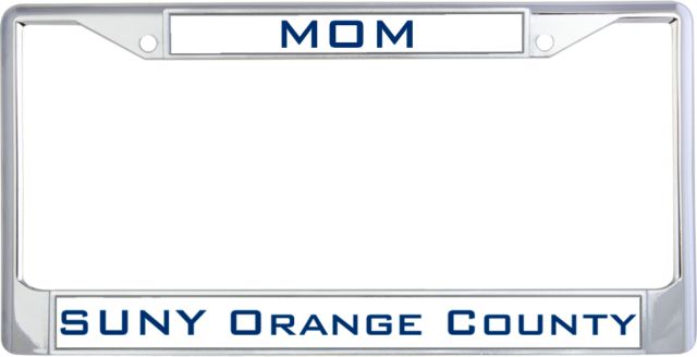 SUNY County CC Mom Metal License Plate Frame in Mom - ONLINE ONLY