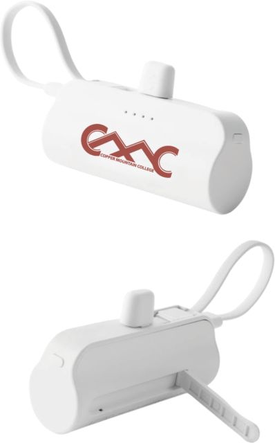 Copper Mountain Sidekick 4500 mAh Power Bank Copper Mountain College Primary Mark - ONLINE ONLY