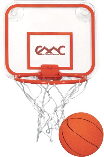Copper Mountain Mini Basketball & Hoop Set Copper Mountain College Primary Mark - ONLINE ONLY