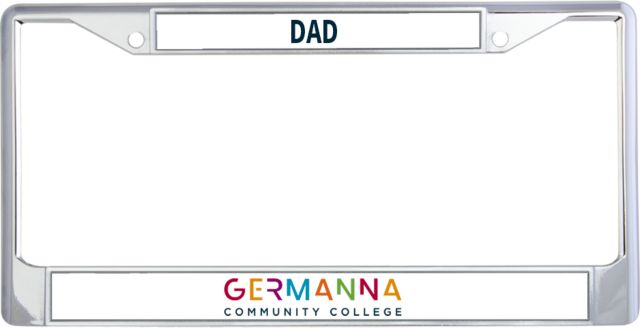 Germanna Dad Metal License Plate Frame in Germanna Community College - ONLINE ONLY