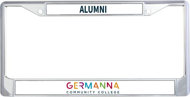 Germanna Alumni Metal License Plate Frame in Germanna Community College - ONLINE ONLY