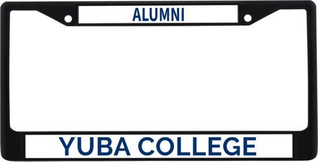 Yuba Alumni Metal License Plate Frame in Yuba College Flat - ONLINE ONLY