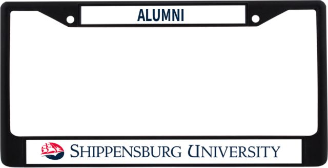 Shippensburg Metal License Plate Frame in Shippensburg University Flat - ONLINE ONLY