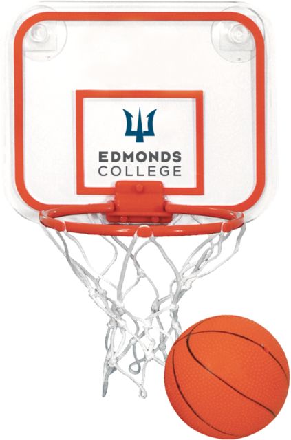 Edmonds College Mini Basketball & Hoop Set Edmonds College Wordmark - ONLINE ONLY