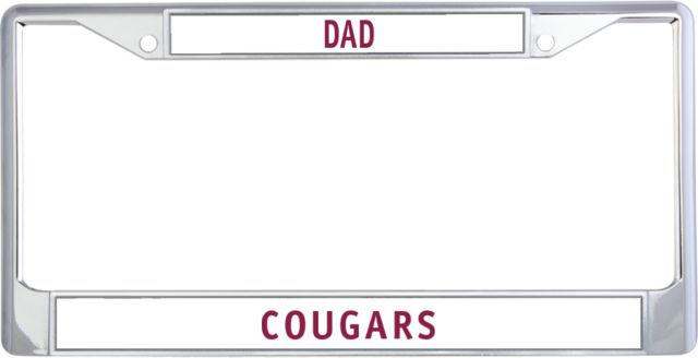 Lehigh Dad Metal License Plate Frame in Cougars - ONLINE ONLY