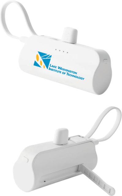 Lake Washington Sidekick 4500 mAh Power Bank Lake Washington Wordmark - ONLINE ONLY