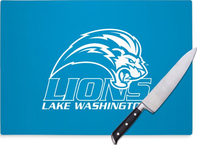 Lake Washington Cutting Board Lake Washington Mascot Mark - ONLINE ONLY