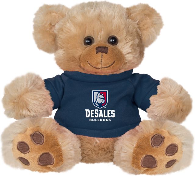 DeSales Plush Big Paw 8 1/2 inch Bear w/ Shirt Primary Logo - ONLINE ONLY