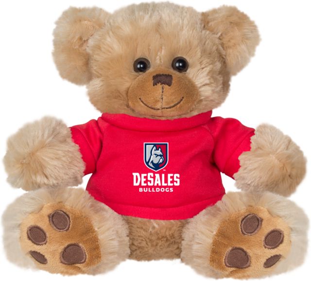 DeSales Plush Big Paw 8 1/2 inch Bear w/ Shirt Primary Logo - ONLINE ONLY