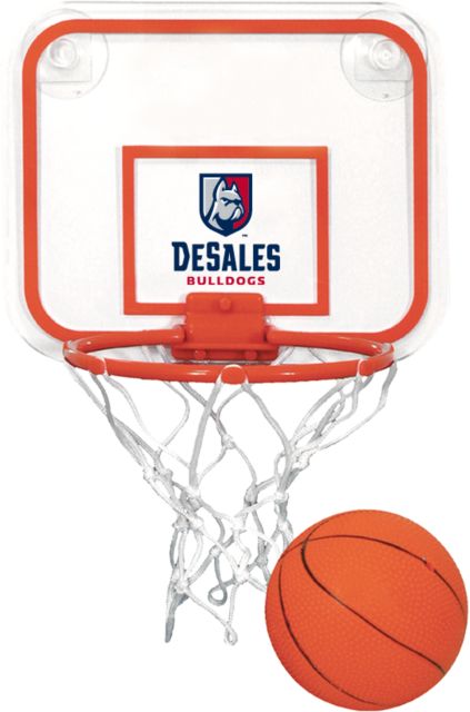 DeSales Mini Basketball and Hoop Set Primary Logo - ONLINE ONLY