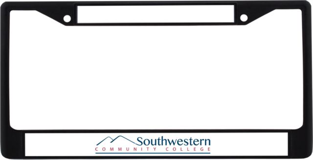 Southwestern Community Metal License Plate Frame in Primary Mark - ONLINE ONLY