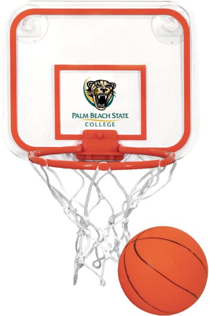 Palm Beach State Mini Basketball and Hoop Set Palm Beach State Panther Logo - ONLINE ONLY